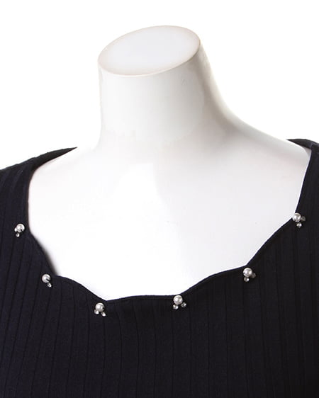 INGNI（イング） ワイドリブスカラップ／TOPS ｺﾝ