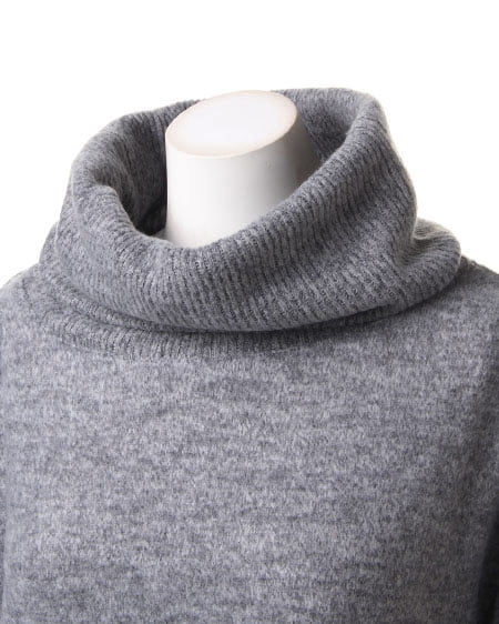 INGNI（イング） ミル起毛オフタートルイレギュラー／TOPS ｸﾞﾚｰ