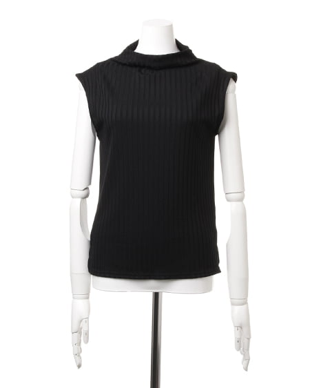 INGNI（イング） ワイドリブボトルNノースリ／TOPS ｸﾛ