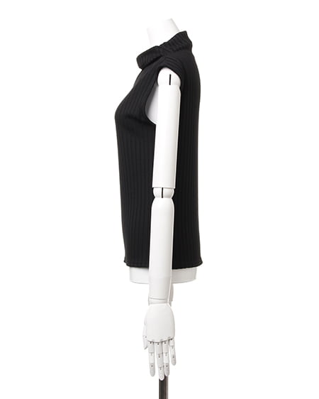 INGNI（イング） ワイドリブボトルNノースリ／TOPS ｸﾛ