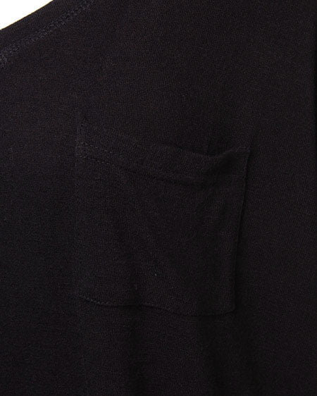 INGNI（イング） 天竺ポケ付Aラインチュニック／Tシャツ ｸﾛ