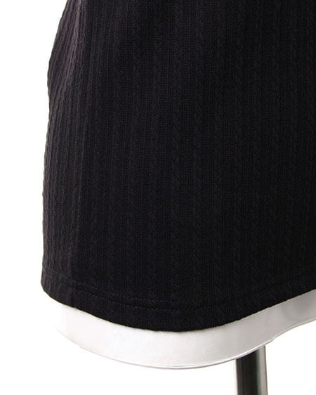 INGNI（イング） 肩リボンJQ／TOPS ｸﾛ