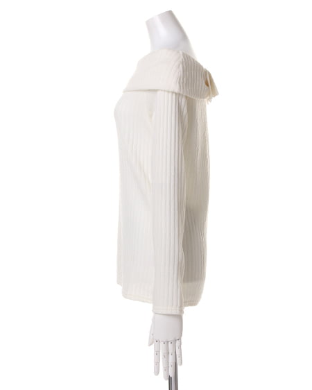 INGNI（イング） BACKリボンオフショル／TOPS ｵﾌﾎﾜｲﾄ