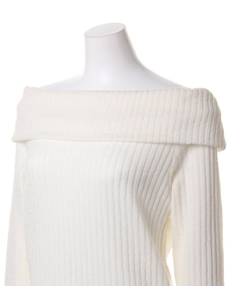 INGNI（イング） BACKリボンオフショル／TOPS ｵﾌﾎﾜｲﾄ