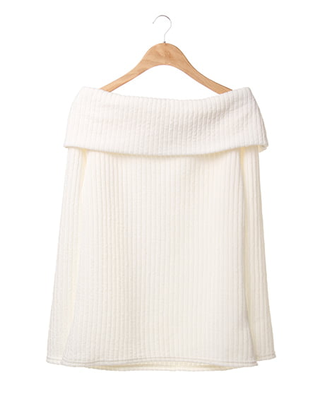 INGNI(イング) BACKリボンオフショル／TOPS ｵﾌﾎﾜｲﾄ