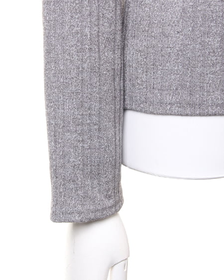 INGNI（イング） ランダムテレコハートネック／トップス ｸﾞﾚｰ