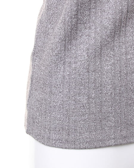 INGNI（イング） ランダムテレコハートネック／トップス ｸﾞﾚｰ