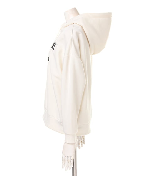 INGNI（イング） 裏起毛ロゴ／パーカー ｵﾌﾎﾜｲﾄ