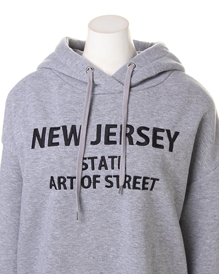 INGNI（イング） 裏起毛ロゴ／パーカー ｸﾞﾚｰ