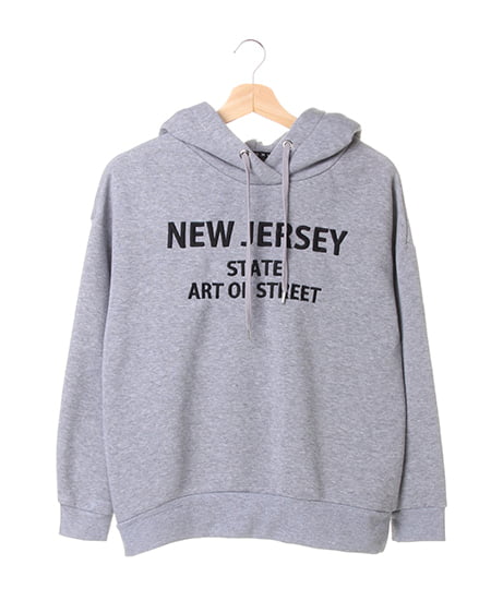 INGNI(イング) 裏起毛ロゴ／パーカー ｸﾞﾚｰ