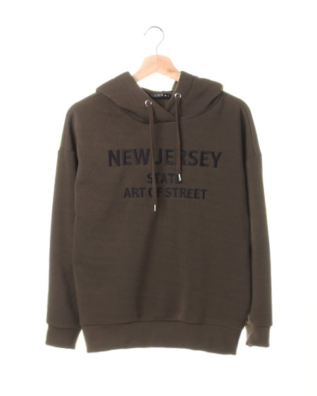 INGNI(イング) 裏起毛ロゴ／パーカー ｶｰｷ