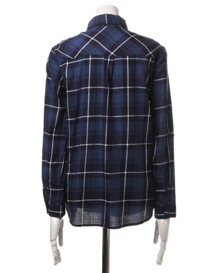 INGNI（イング） チェック柄／シャツC ｺﾝ/ﾌﾞﾙｰ