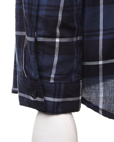 INGNI（イング） チェック柄／シャツC ｺﾝ/ﾌﾞﾙｰ