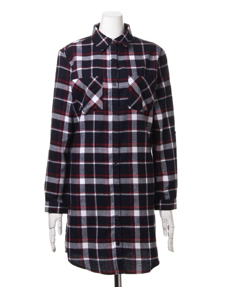 INGNI（イング） チェック柄ロング／シャツE ｺﾝ/A