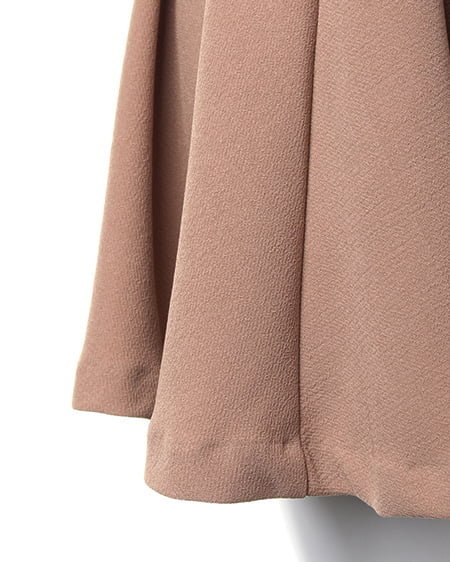 INGNI（イング） ベルト付タックペプラムキュロット／パンツ ｷｬﾒﾙ/A