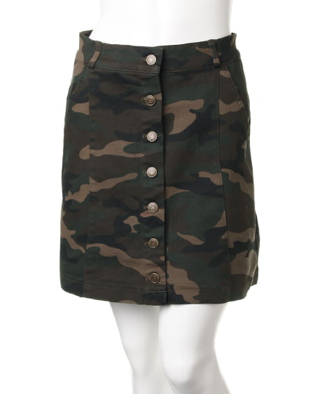 INGNI（イング） 前ボタン台形／スカートA ﾒｲｻｲ