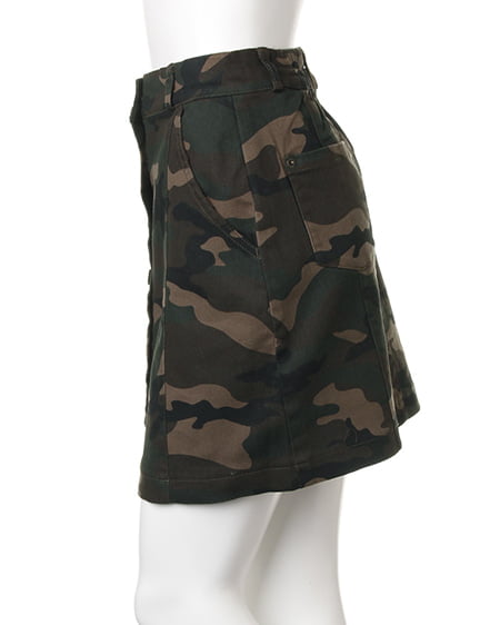 INGNI（イング） 前ボタン台形／スカートA ﾒｲｻｲ