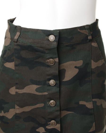 INGNI（イング） 前ボタン台形／スカートA ﾒｲｻｲ