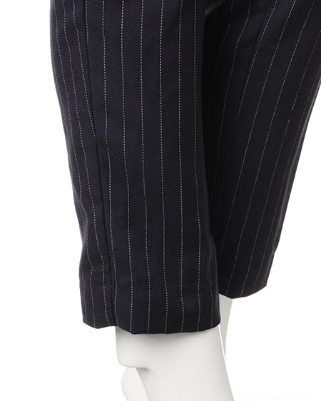 INGNI（イング） ストライプリラックス／パンツ ｺﾝ/ｵﾌﾎﾜｲﾄ