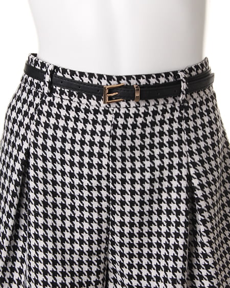 INGNI（イング） ツィードキュロット／パンツ ｵﾌﾎﾜｲﾄ/ｸﾛ