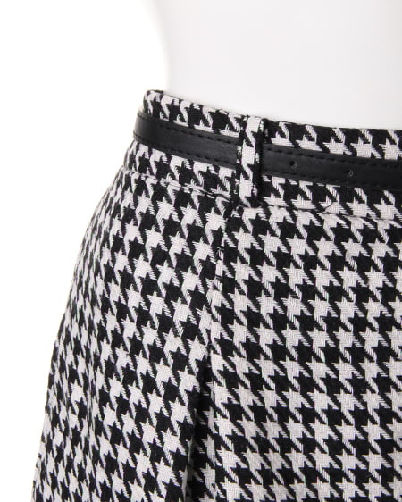 INGNI（イング） ツィードキュロット／パンツ ｵﾌﾎﾜｲﾄ/ｸﾛ