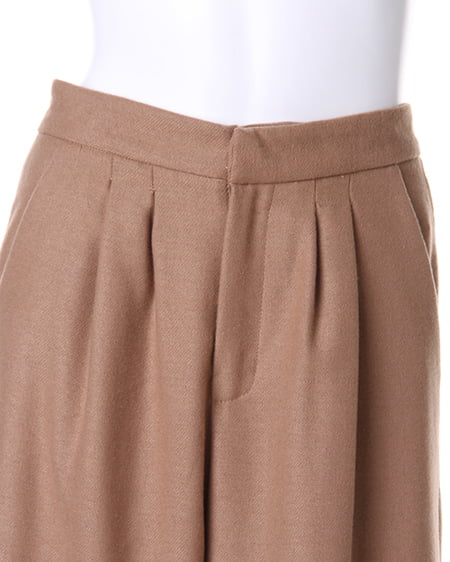 INGNI（イング） フェイクウールガウチョ／パンツ ｷｬﾒﾙ