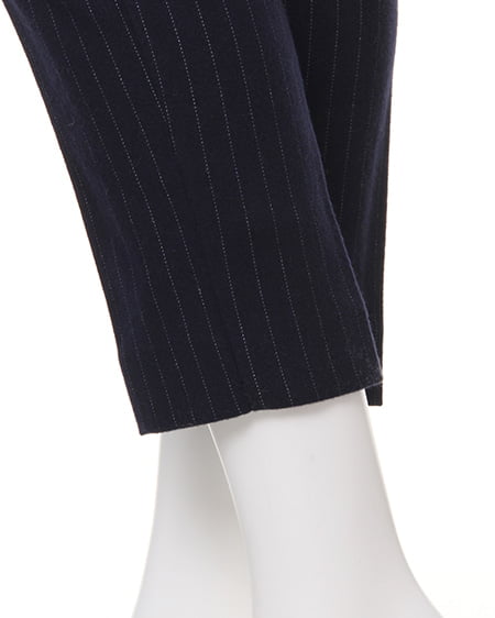 INGNI（イング） ストライプリラックス／パンツA ｺﾝ/ｵﾌﾎﾜｲﾄ