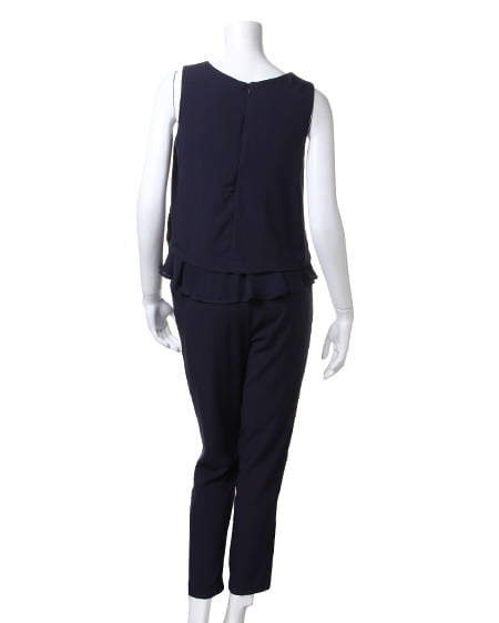 INGNI（イング） 裾フリルストレッチJZロング／コンビネゾン ｺﾝ/A