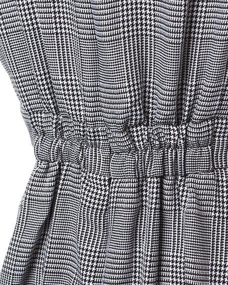 INGNI（イング） V／Nグレンチェック／ジャンスカ ｵﾌﾎﾜｲﾄ/ｸﾛ