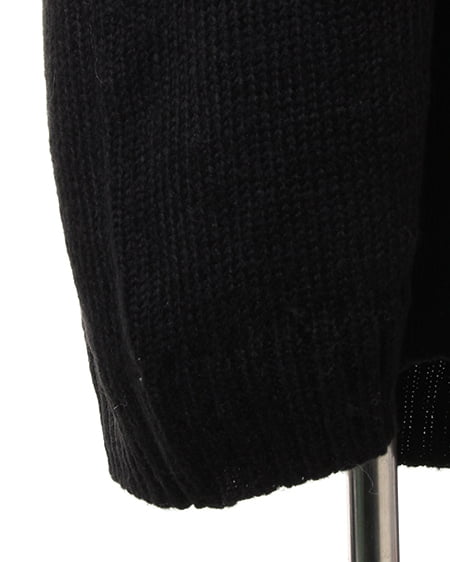 INGNI（イング） 杢フードロングカーディガン ｸﾛ