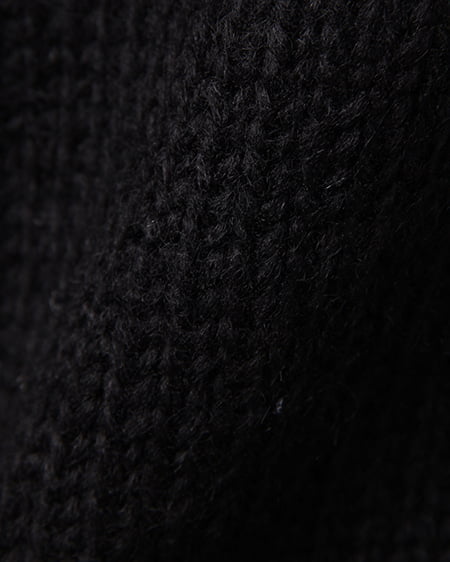 INGNI（イング） 杢フードロングカーディガン ｸﾛ