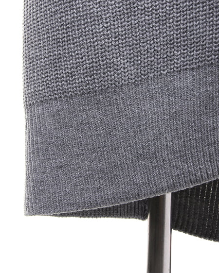 INGNI（イング） 片畦ロング／トッパー ｸﾞﾚｰ/ﾓｸ