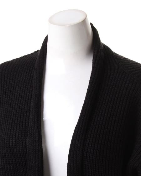 INGNI（イング） 片畦ロング／トッパー ｸﾛ