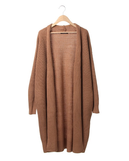 INGNI(イング) 片畦ロング／トッパー ｷｬﾒﾙ