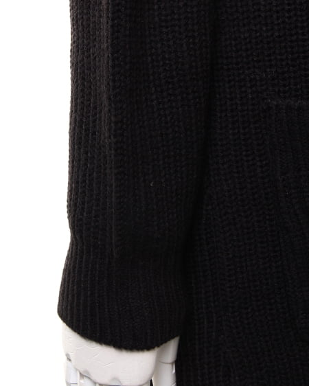 INGNI（イング） 片畦ロングカーディガン ｸﾛ