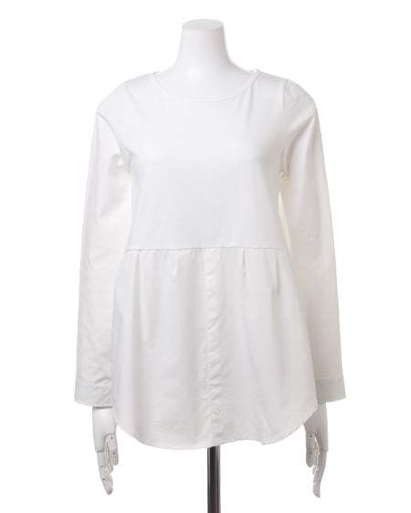 INGNI（イング） フェイクシャツニット／ベスト ｶｰｷ