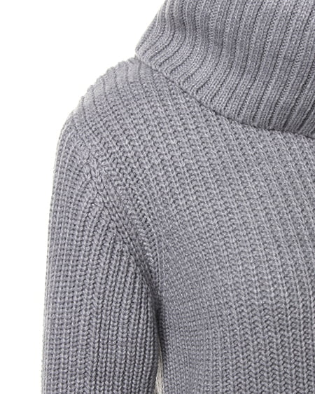 INGNI（イング） オフタートル裾レイヤーニット／OP SET ｸﾞﾚｰ