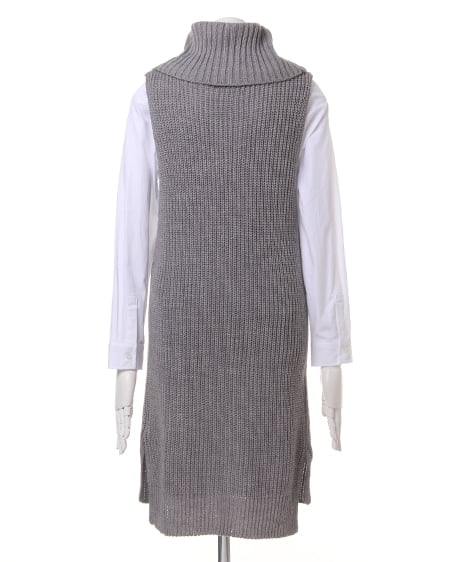 INGNI（イング） オフタートルノースリOP＋シャツ／SET ｸﾞﾚｰ