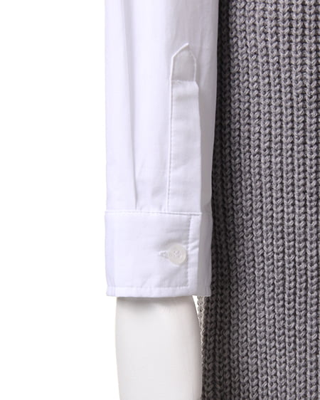 INGNI（イング） オフタートルノースリOP＋シャツ／SET ｸﾞﾚｰ