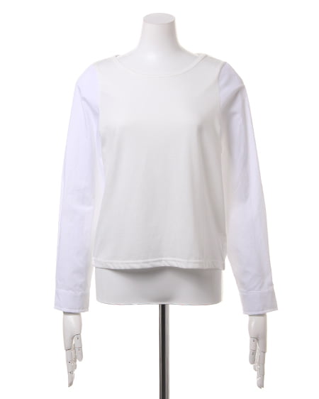 INGNI（イング） オフタートルノースリOP＋シャツ／SET ｸﾞﾚｰ