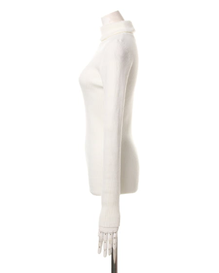 INGNI（イング） リブタートル／ニット ｵﾌﾎﾜｲﾄ