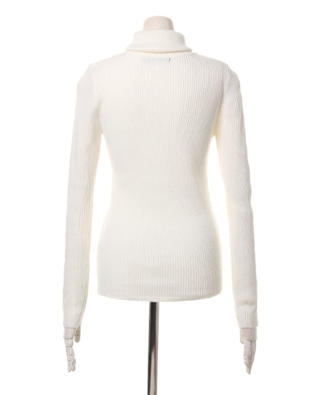 INGNI（イング） リブタートル／ニット ｵﾌﾎﾜｲﾄ