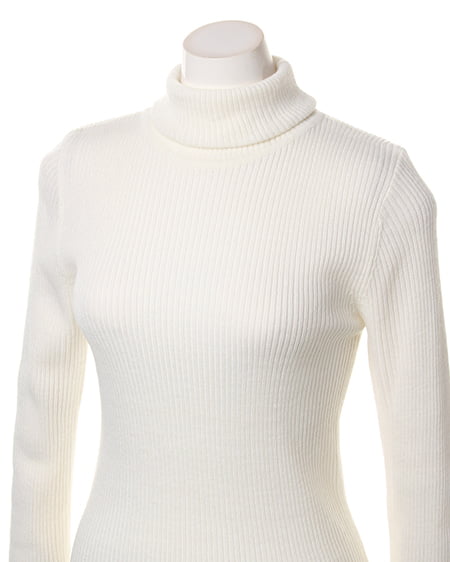 INGNI（イング） リブタートル／ニット ｵﾌﾎﾜｲﾄ