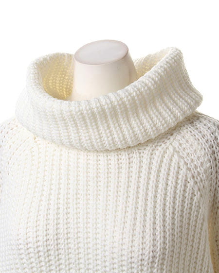 INGNI（イング） 片畦オフタートル／ニット ｱｲﾎﾞﾘｰ