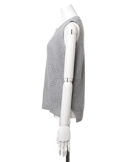 INGNI（イング） 畦ノースリ／ニットA ｸﾞﾚｰ/B