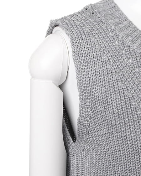 INGNI（イング） 畦ノースリ／ニットA ｸﾞﾚｰ/B