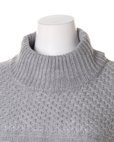 INGNI（イング） フリンジH／Nポンチョ ｸﾞﾚｰ/ﾓｸ