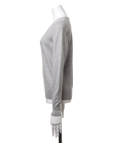 INGNI(イング) Vネックベーシック/ニット グレー