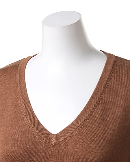 INGNI（イング） Vネックベーシック／ニット ｷｬﾒﾙ