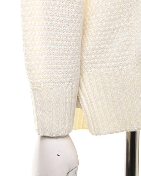 INGNI（イング） ケーブルオフタートルイレヘム／チュニック ｵﾌﾎﾜｲﾄ